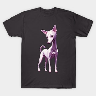 Cute Anime Whippet Dog T-Shirt